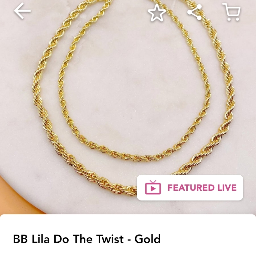 BB Lila Do The Twist Necklace